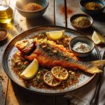Nationalgericht Ägypten: #Fried Fish with Dukka# (Rezept)