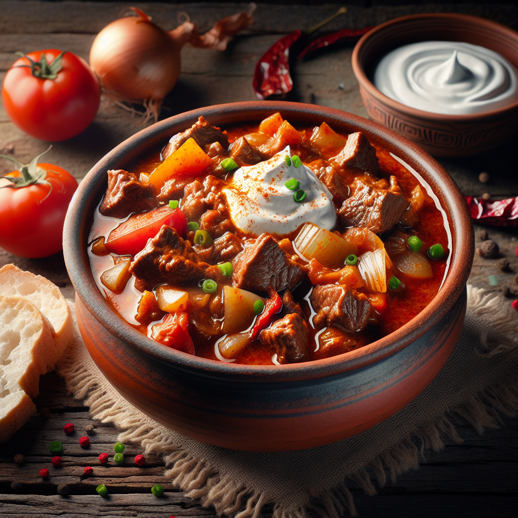 Nationalgericht Ägypten: Goulash Bil Lahma (Rezept)