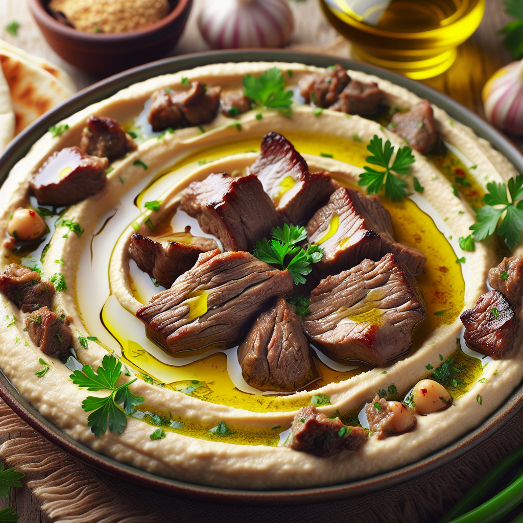 Nationalgericht Ägypten: Hummus Bel Lahm (Rezept)