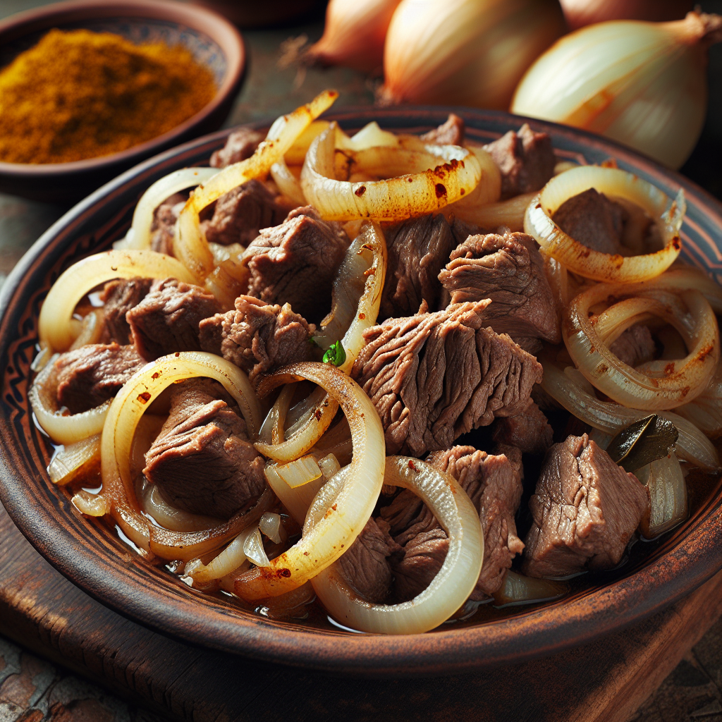 Nationalgericht Ägypten: Lahma Bil Basal (Rezept)