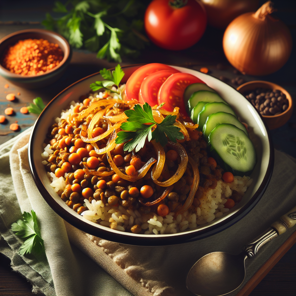 Nationalgericht Ägypten: Lentil Mujadara (Rezept)