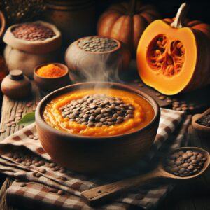 Nationalgericht Ägypten: #Pumpkin Lentil Soup# (Rezept)