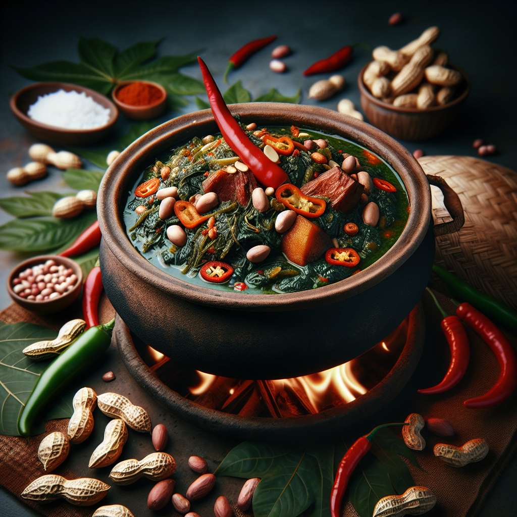 Nationalgericht Äquatorialguinea: #Fumbwa# (Rezept)