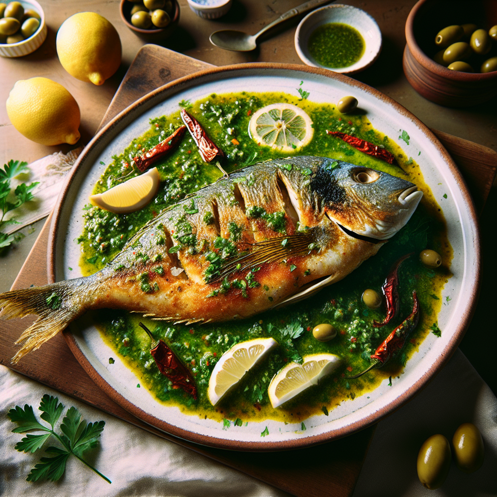 Nationalgericht Äquatorialguinea: Pescado con Salsa Verde (Rezept)