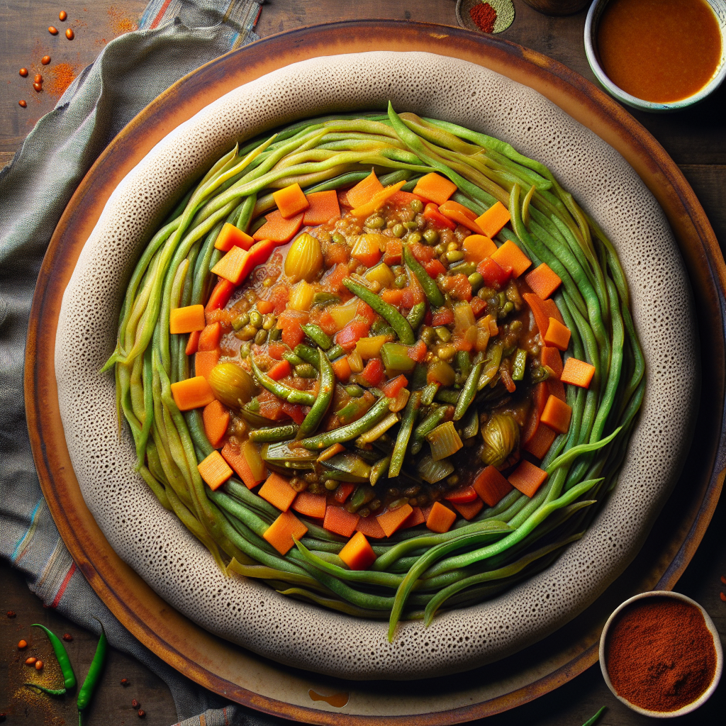 Nationalgericht Äthiopien: #Fasolia Be Injera# (Rezept)