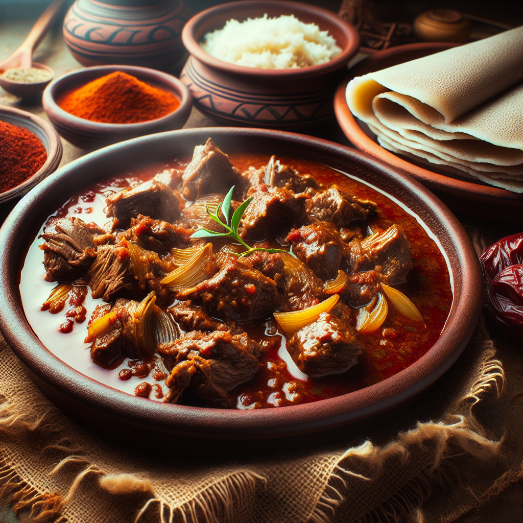 Nationalgericht Äthiopien: #Sega Wat# (Rezept)