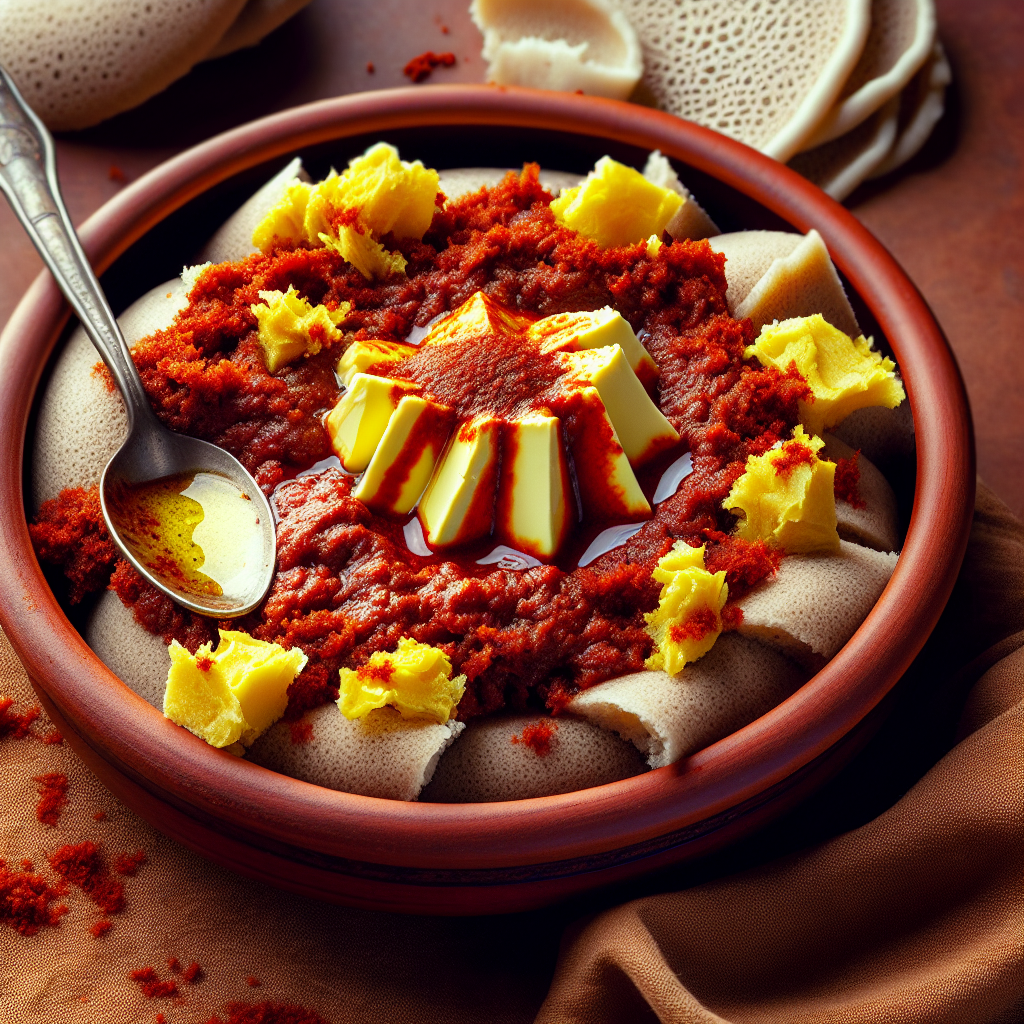 Nationalgericht Äthiopien: #Suf Fitfit# (Rezept)