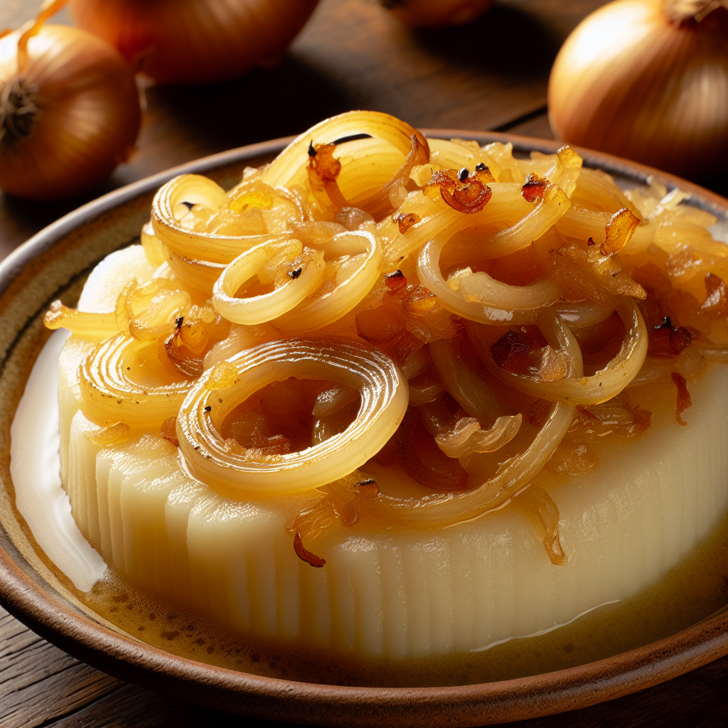 Nationalgericht Dominikanische Republik: #Yuca con Cebolla# (Rezept)