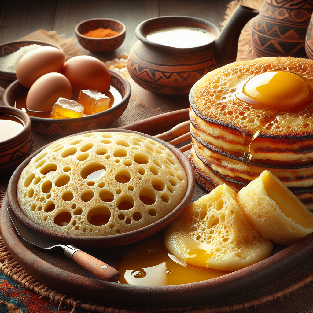Nationalgericht Dschibuti: #Canjeero mit Malawax# (Rezept)
