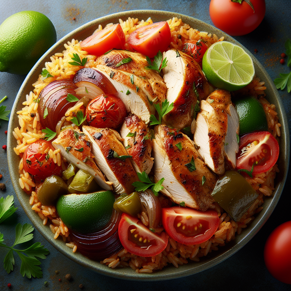 Nationalgericht El Salvador: #Arroz con pollo salvadoreño# (Rezept)