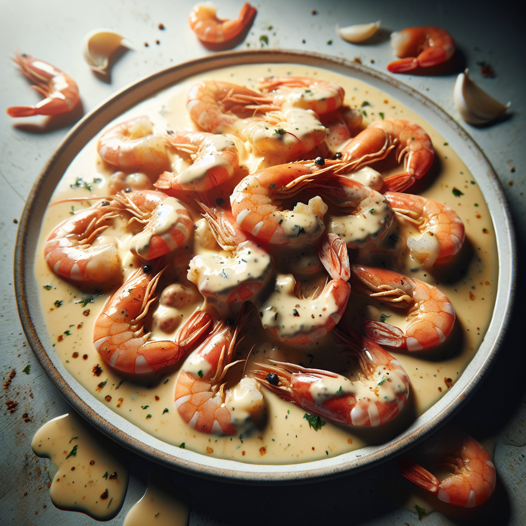 Nationalgericht El Salvador: #Camarones en crema# (Rezept)