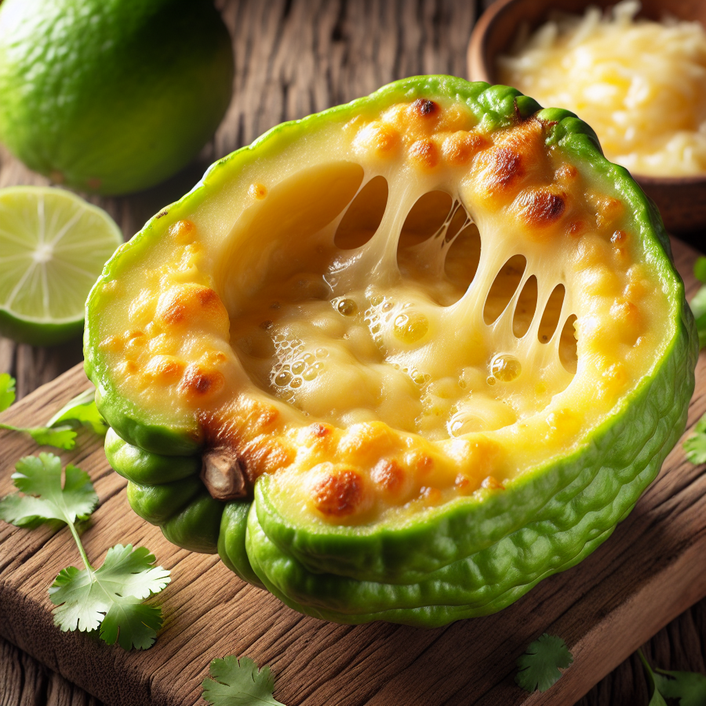 Nationalgericht El Salvador: #Chayote relleno de queso# (Rezept)