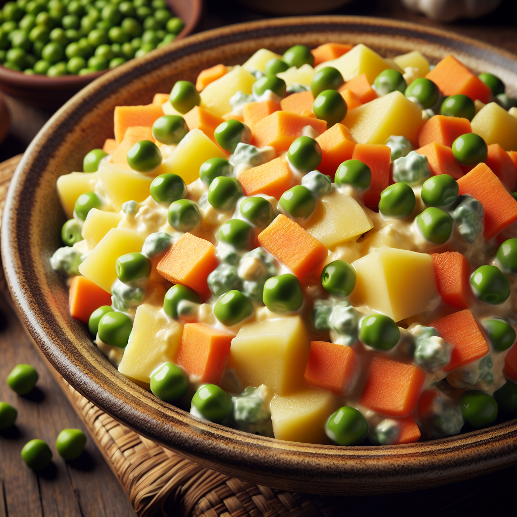 Nationalgericht El Salvador: #Ensalada rusa salvadoreña# (Rezept)
