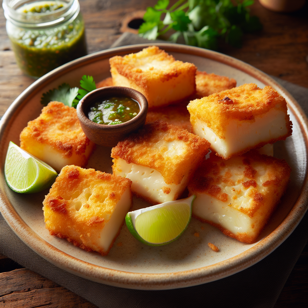 Nationalgericht El Salvador: #Queso Fresco Frito# (Rezept)
