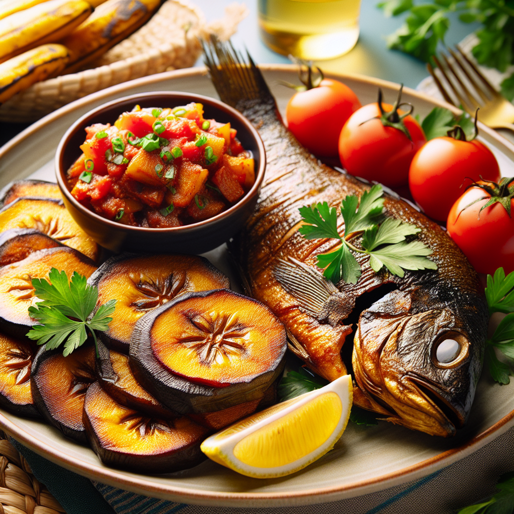 Nationalgericht Elfenbeinküste: Poisson Braisé avec Alloco (Rezept) Nationalgericht Elfenbeinküste: #Poisson Braisé avec Alloco# (Rezept)