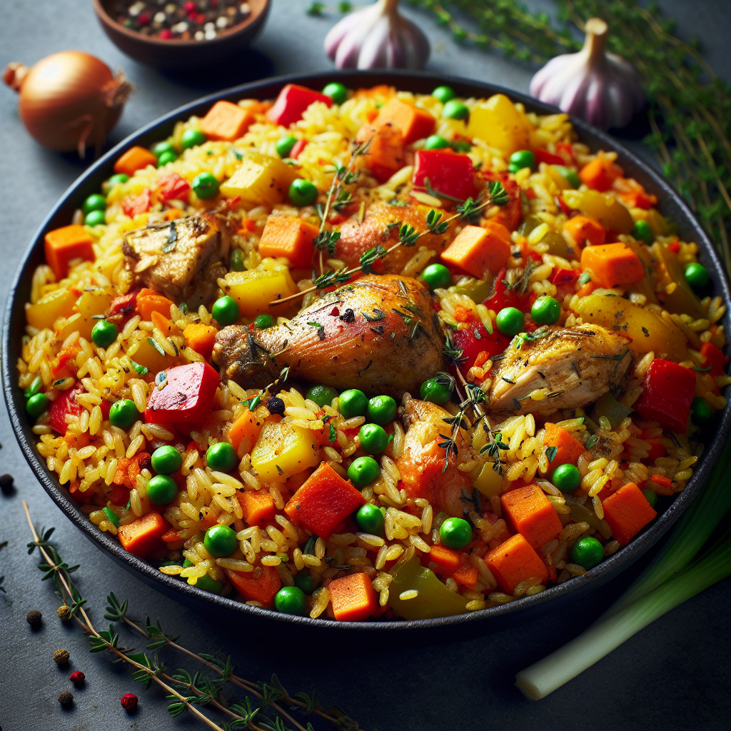 Nationalgericht Elfenbeinküste: #Riz Gras Ivoirien# (Rezept)