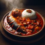 Nationalgericht Elfenbeinküste: #Sauce Kopè avec Poisson Fumé# (Rezept)