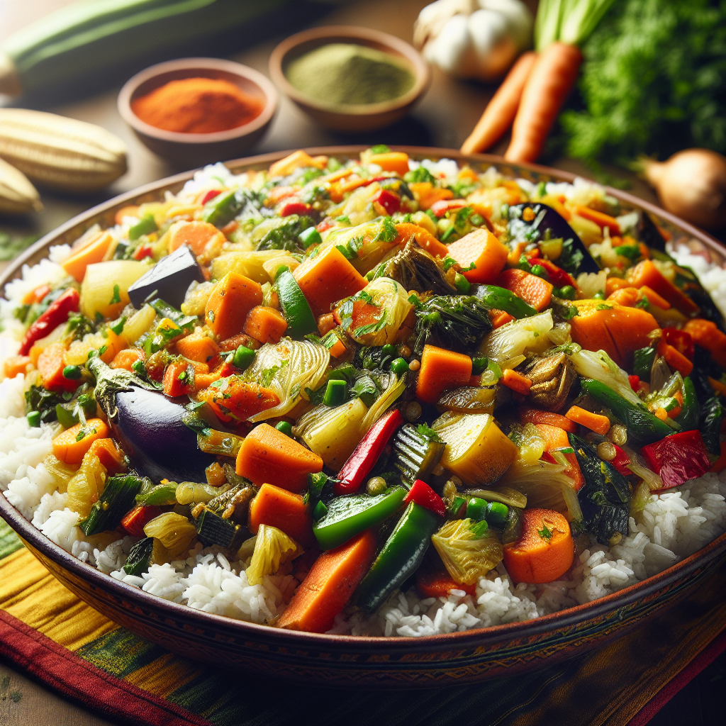 Nationalgericht Elfenbeinküste: #Tchep aux Légumes# (Rezept)