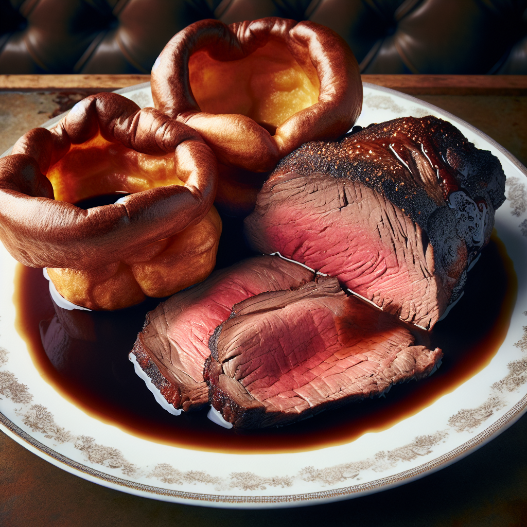 Nationalgericht England: #Roast Beef mit Yorkshire Pudding# (Rezept)