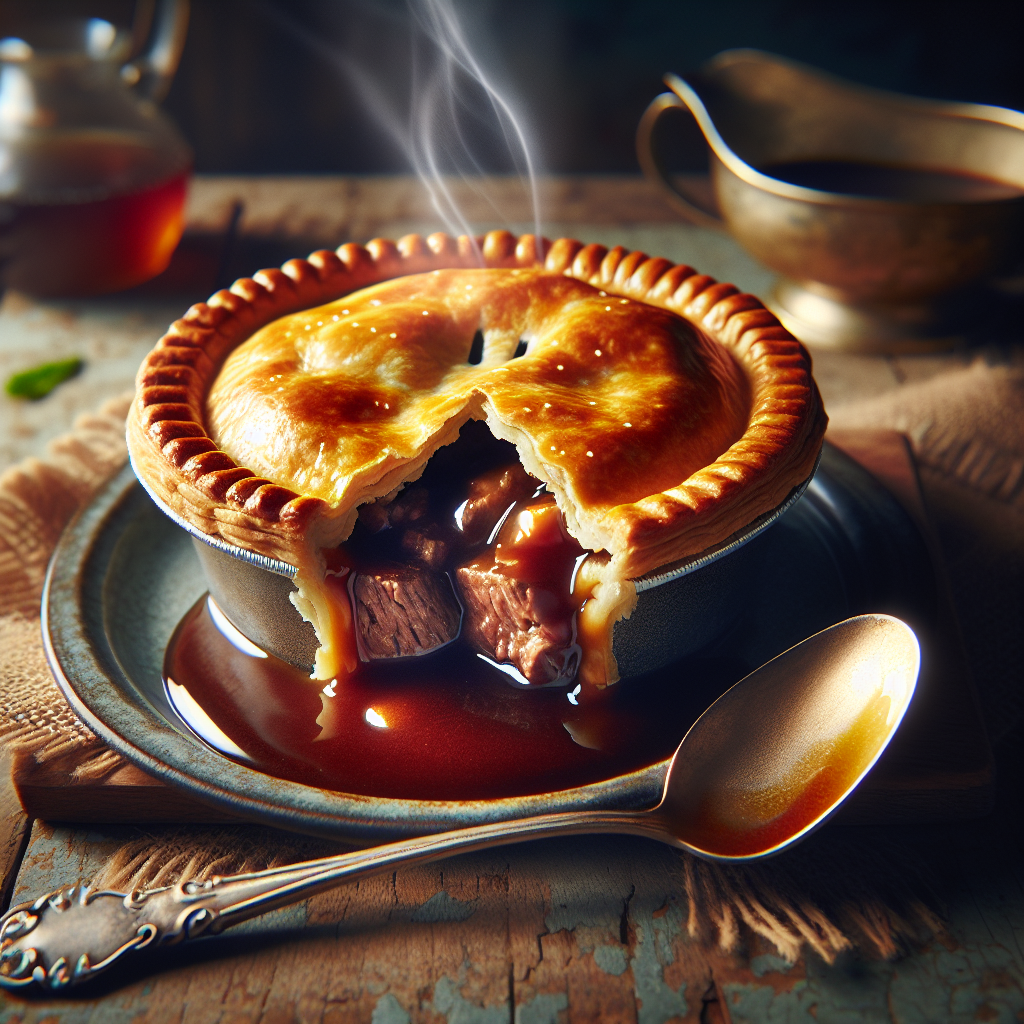 Nationalgericht England: #Steak and Ale Pie# (Rezept)