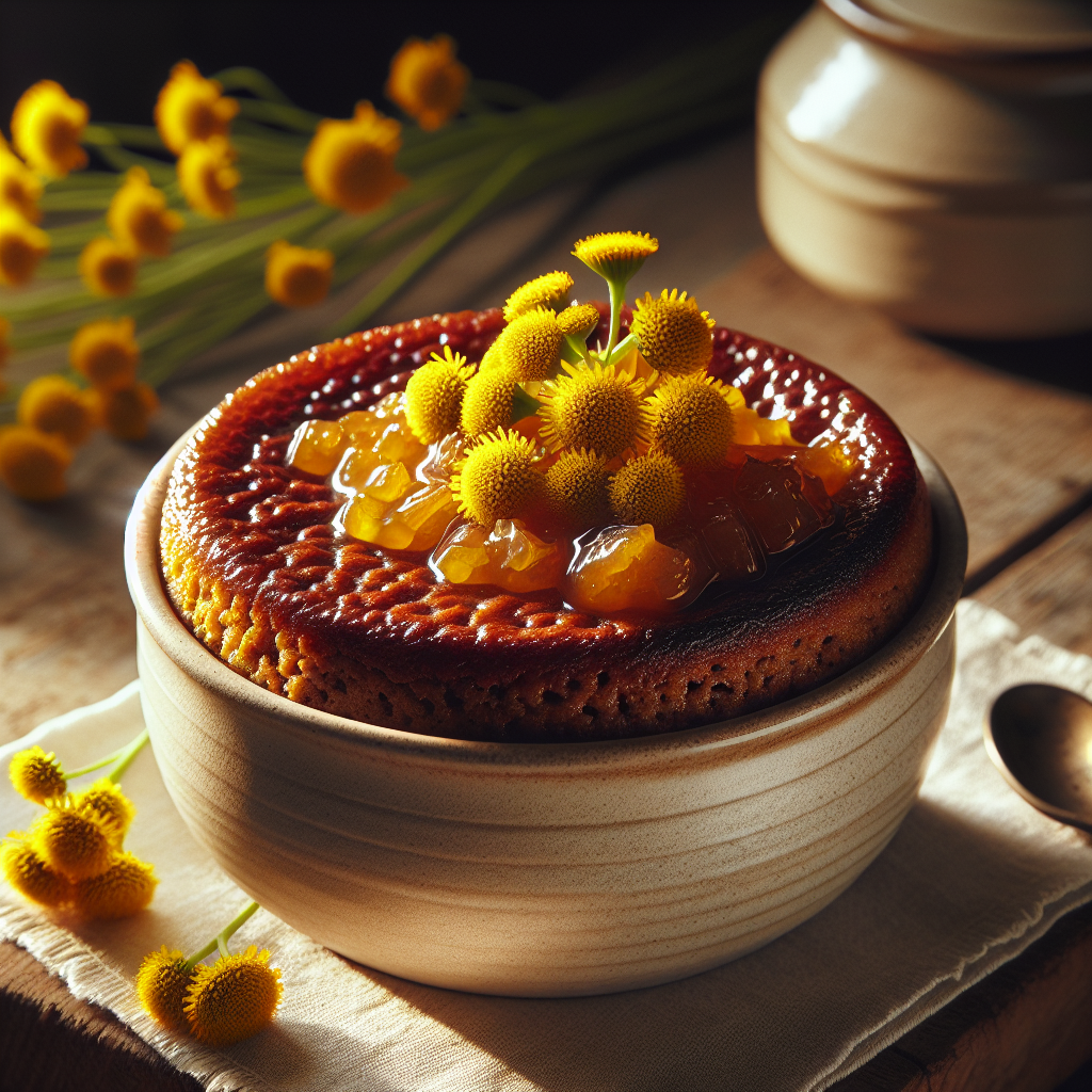 Nationalgericht England: #Tansy Pudding# (Rezept)