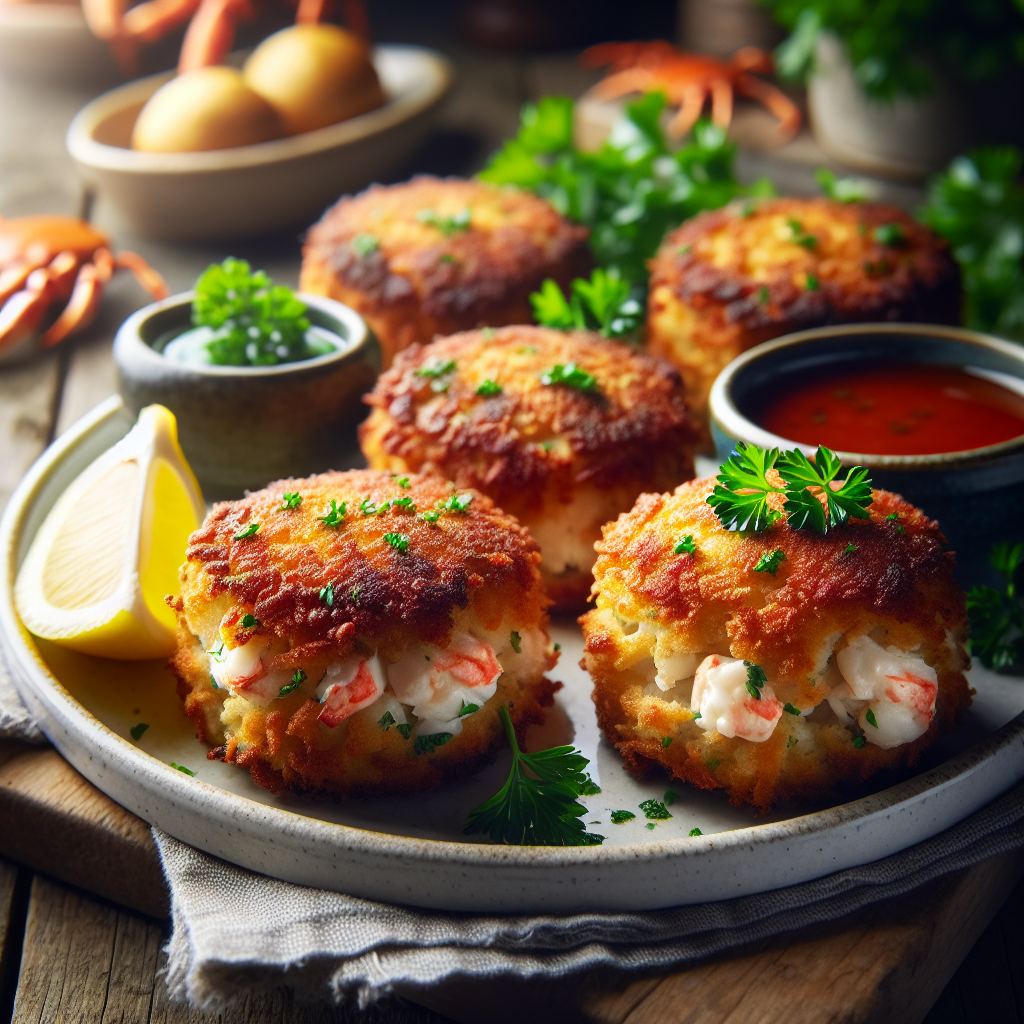 Nationalgericht England: #West Country Crab Cakes# (Rezept)