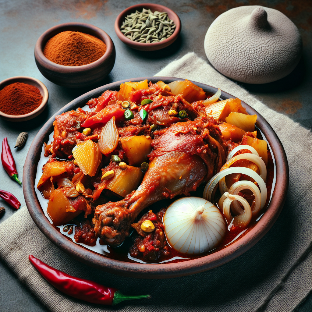 Nationalgericht Eritrea: #Tsebhi Dorho# (Rezept)