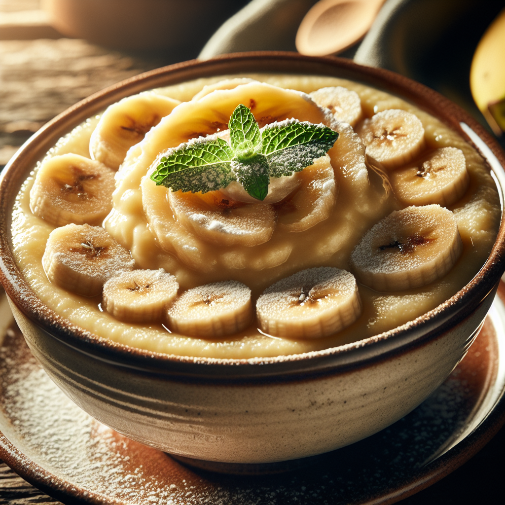 Nationalgericht Fiji: #Banana and Cassava Pudding# (Rezept)
