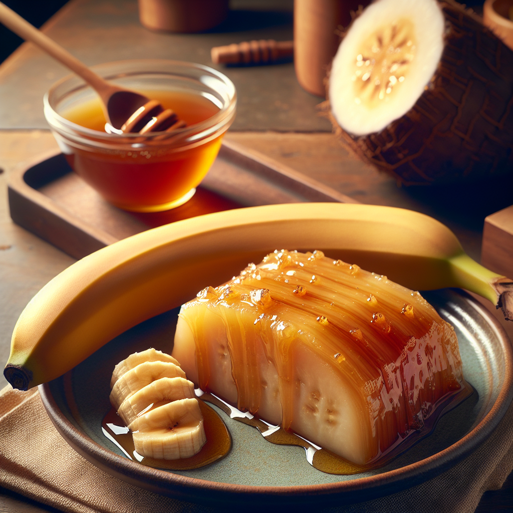 Nationalgericht Fiji: #Banana and Honey Glazed Taro# (Rezept)