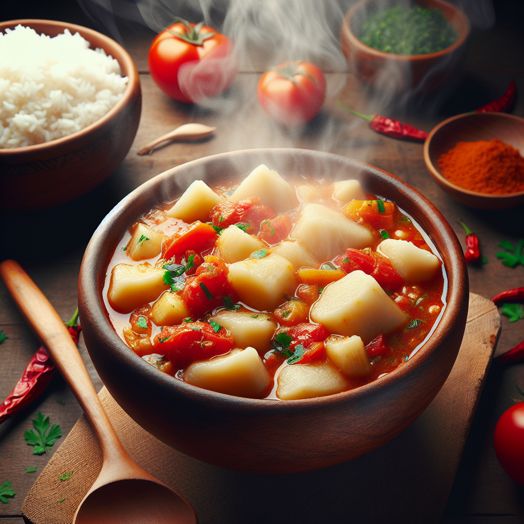 Nationalgericht Fiji: #Cassava Stew# (Rezept)