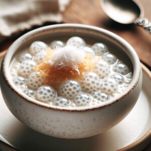 Nationalgericht Fiji: #Coconut Tapioca Pudding# (Rezept)