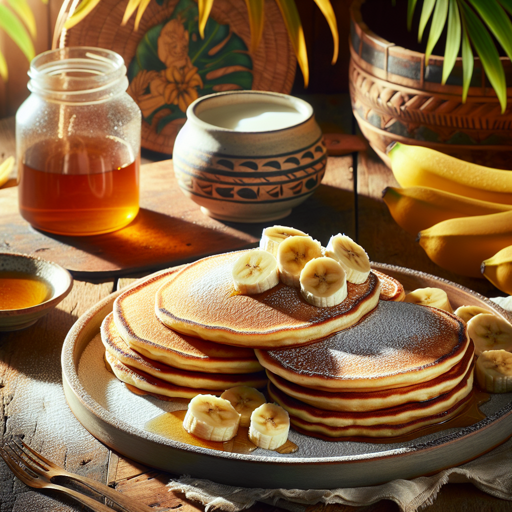 Nationalgericht Fiji: #Fijian-style Banana Pancakes# (Rezept)