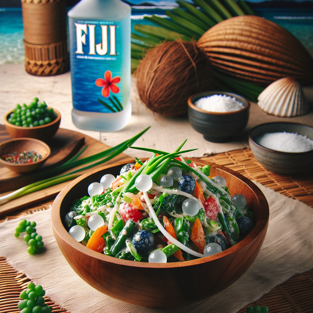 Nationalgericht Fiji: #Fijian-style Ota Salad# (Rezept)