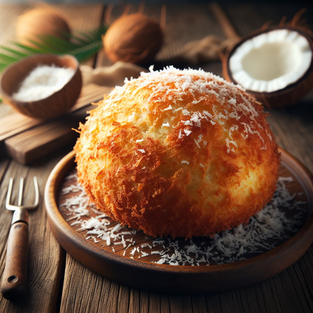 Nationalgericht Fiji: #Fried Coconut Bread# (Rezept)