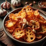 Nationalgericht Fiji: #Fried Taro Leaves with Garlic# (Rezept)