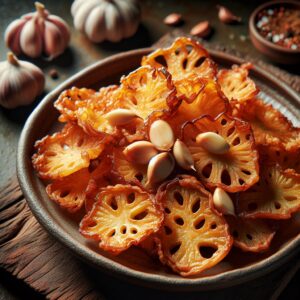 Nationalgericht Fiji: #Fried Taro Leaves with Garlic# (Rezept)