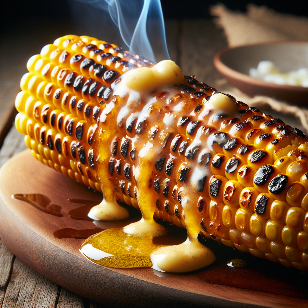 Nationalgericht Fiji: #Grilled Sweetcorn with Coconut Butter# (Rezept)