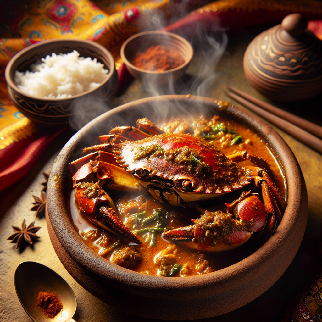 Nationalgericht Fiji: #Masala Crab Curry# (Rezept)
