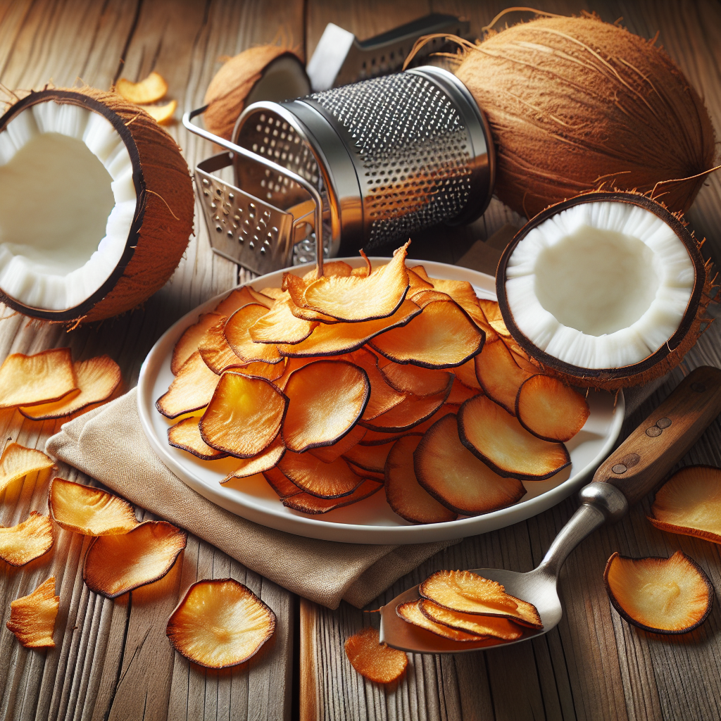 Nationalgericht Fiji: #Roasted Coconut Chips# (Rezept)
