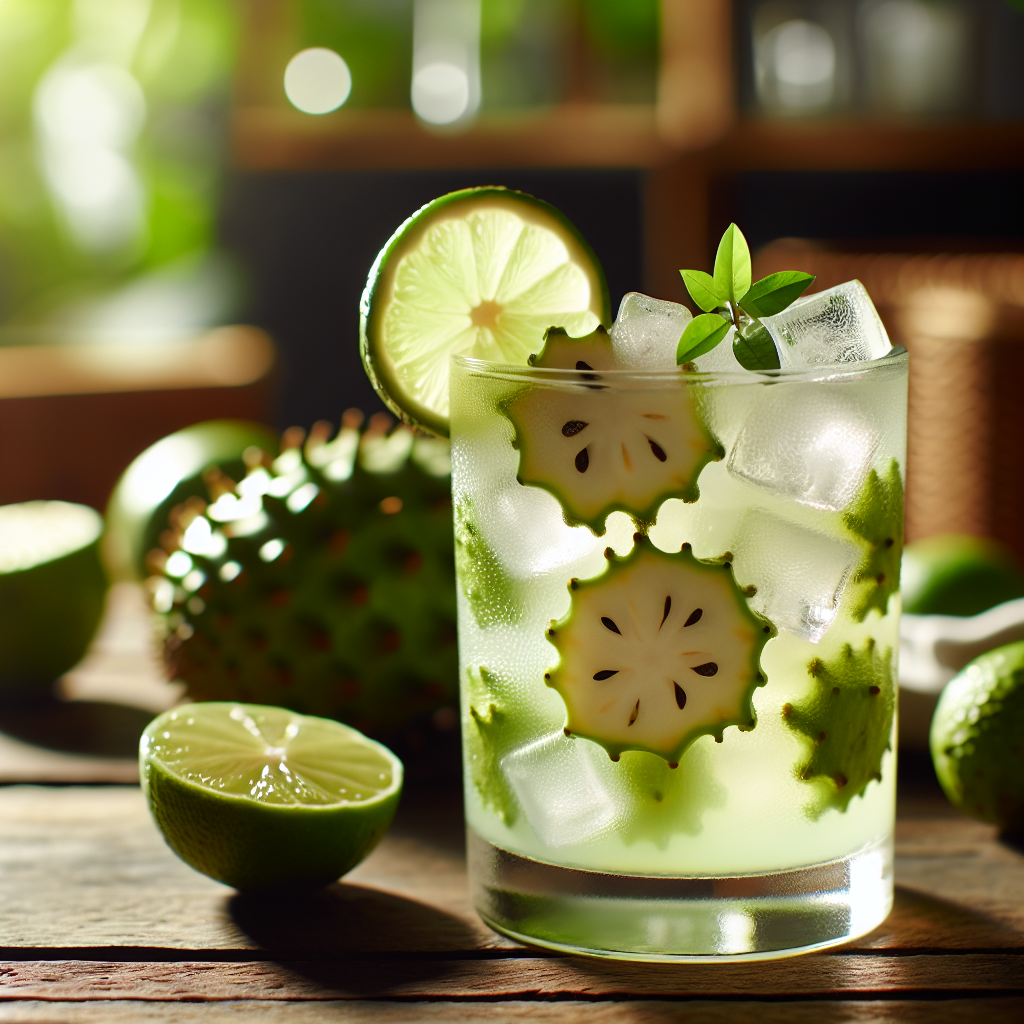 Nationalgericht Fiji: #Soursop and Lime Drink# (Rezept)