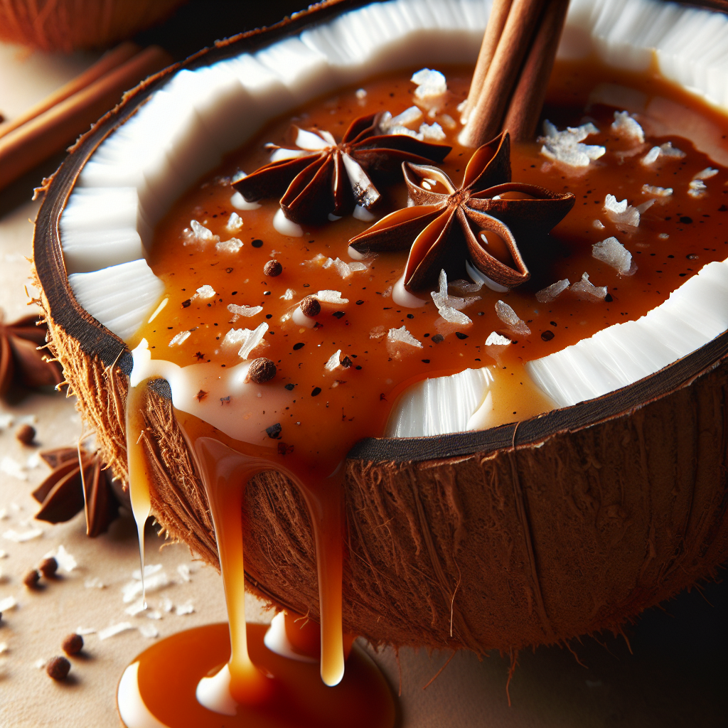 Nationalgericht Fiji: #Spiced Coconut Caramel# (Rezept)