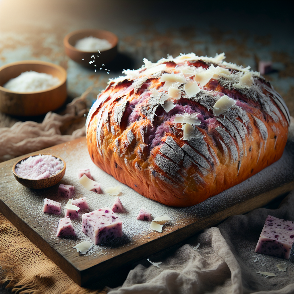 Nationalgericht Fiji: #Taro and Coconut Bread# (Rezept)