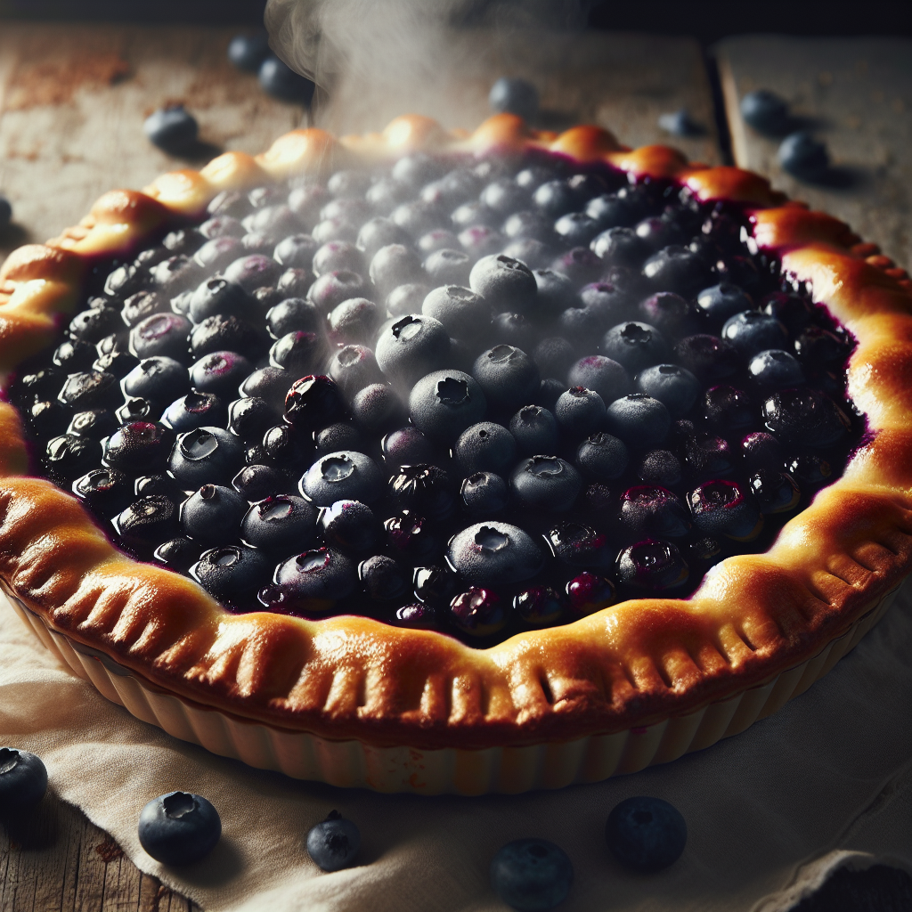 Nationalgericht Finland: Mustikkapiirakka (Rezept)