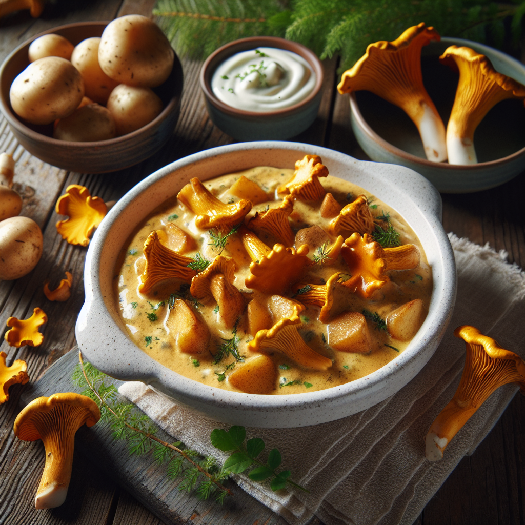 Nationalgericht Finnland: #Kantarellikastike# (Rezept)