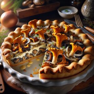Nationalgericht Finnland: #Suppilovahveropiirakka# (Rezept)