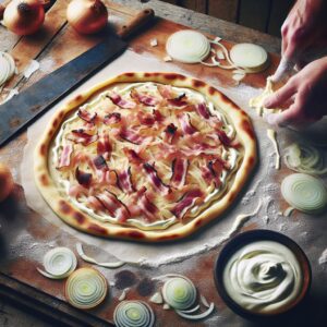 Nationalgericht Frankreich: #Flammenkueche# (Rezept)