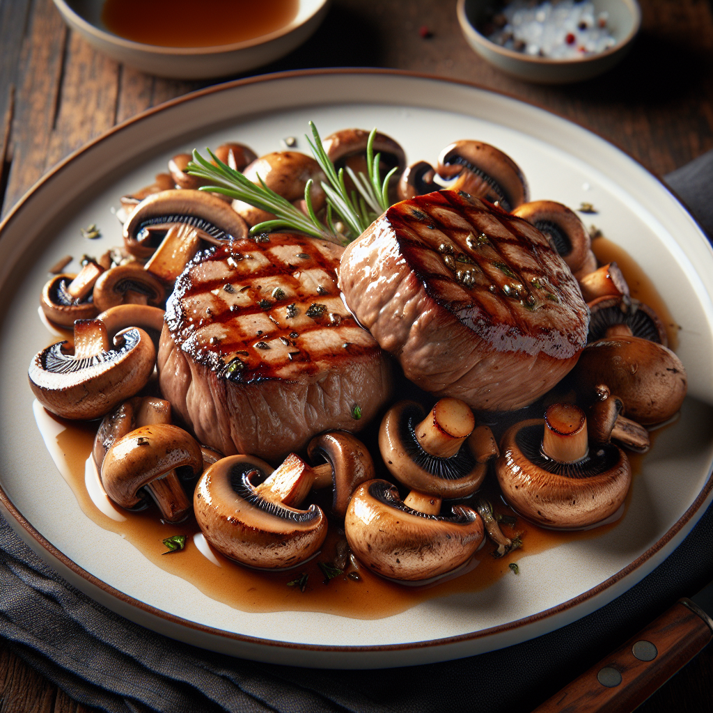 Nationalgericht Frankreich: #Medaillons de Veau aux Champignons# (Rezept)