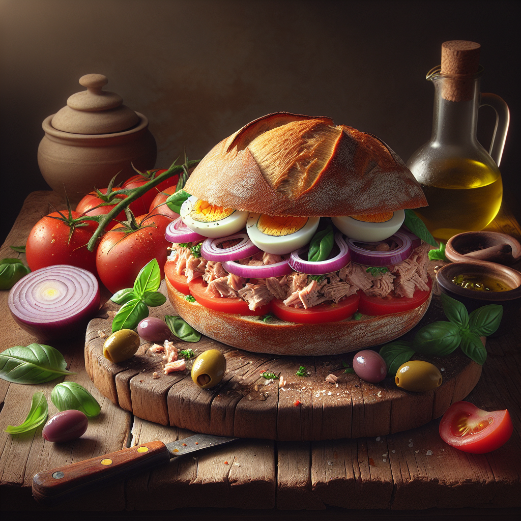Nationalgericht Frankreich: #Pain Bagnat# (Rezept)