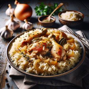 Nationalgericht Frankreich: #Riz Pilaf à la Française# (Rezept)