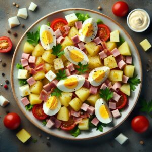 Nationalgericht Frankreich: #Salade Piémontaise# (Rezept)